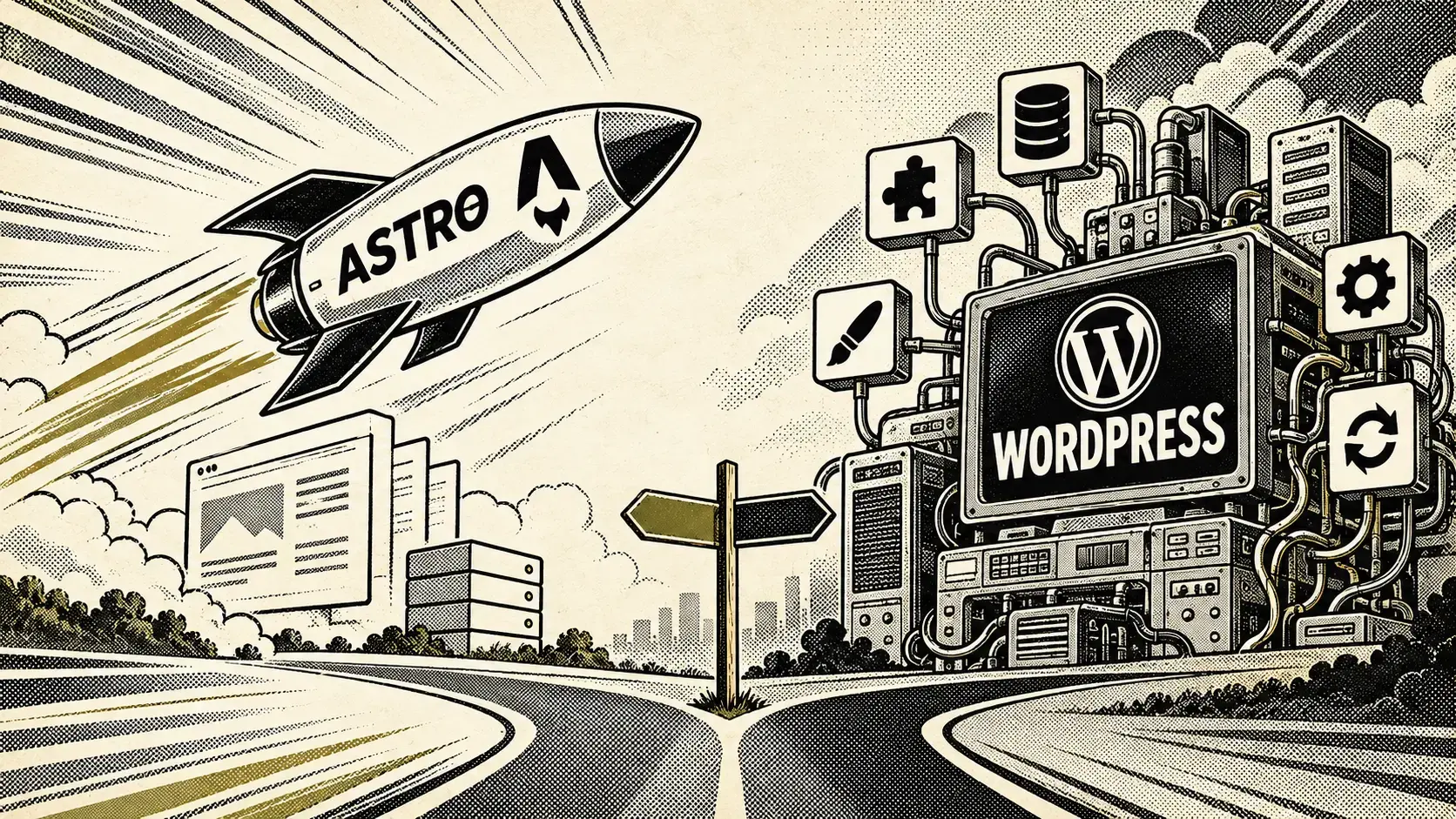 Astro vs WordPress: ¿Cuándo conviene una web estática?