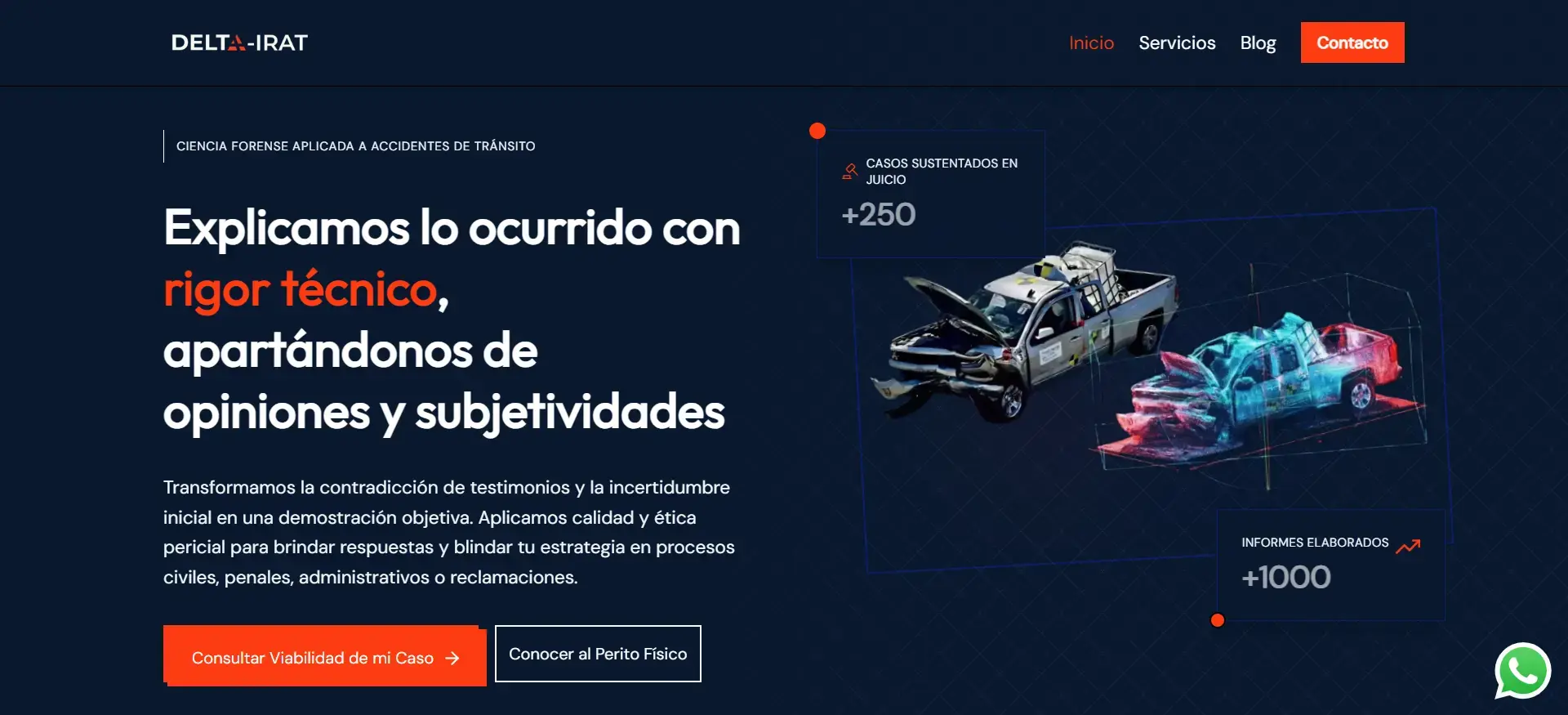 Sitio web de Delta Irat