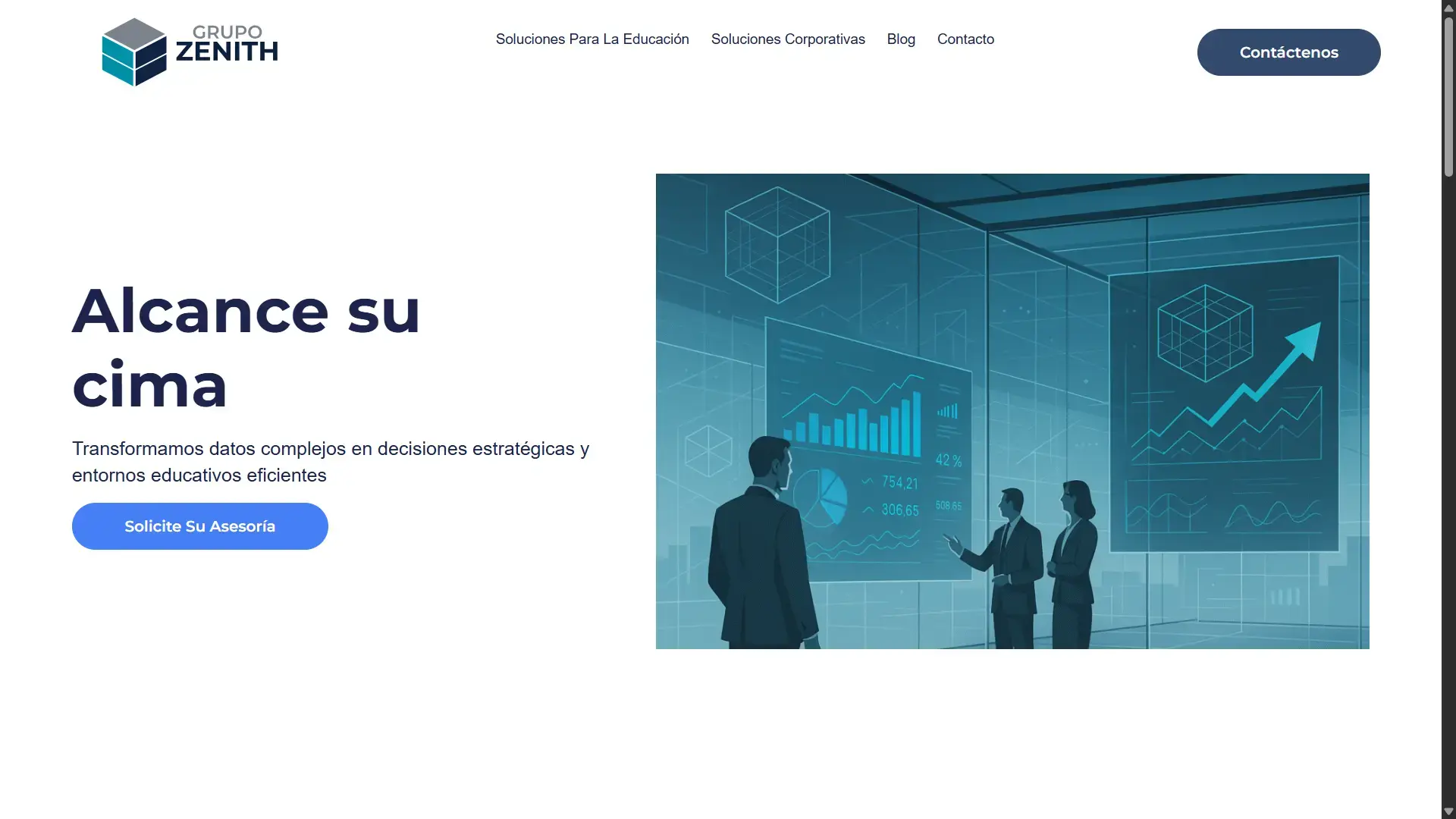 Sitio web de Grupo Zenith